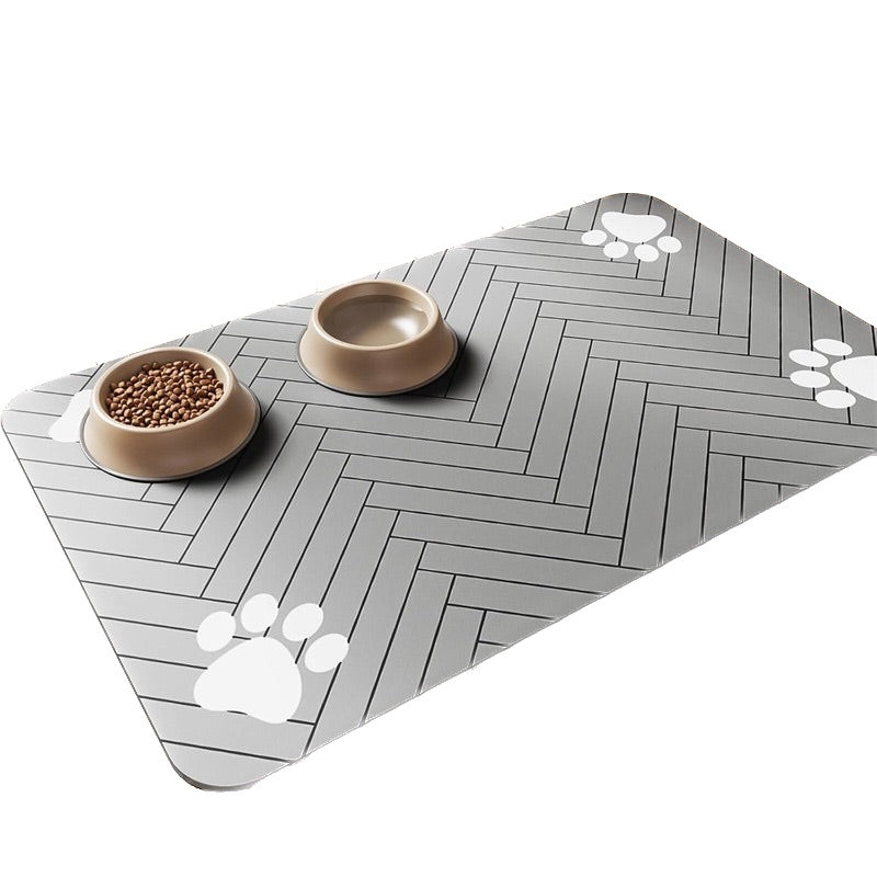 Tapis d'alimentation pour animaux de compagnie