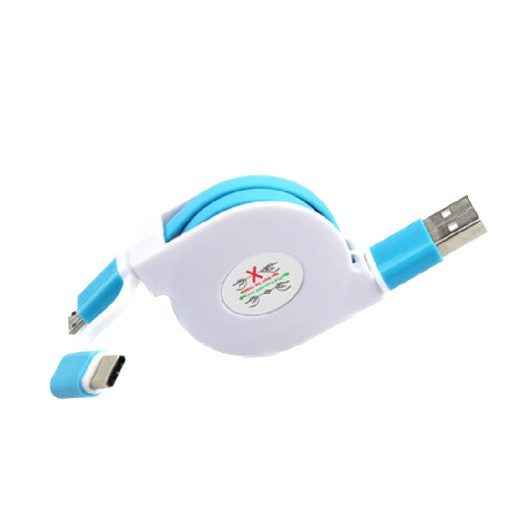 Câble de charge rétractable 3 en 1