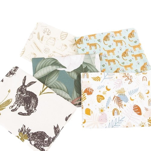 Torchon en coton avec emballage en papier kraft