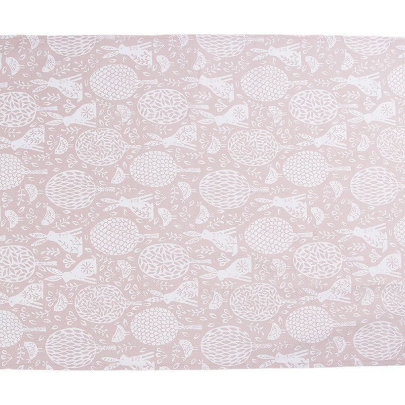 Torchon en coton avec emballage en papier kraft