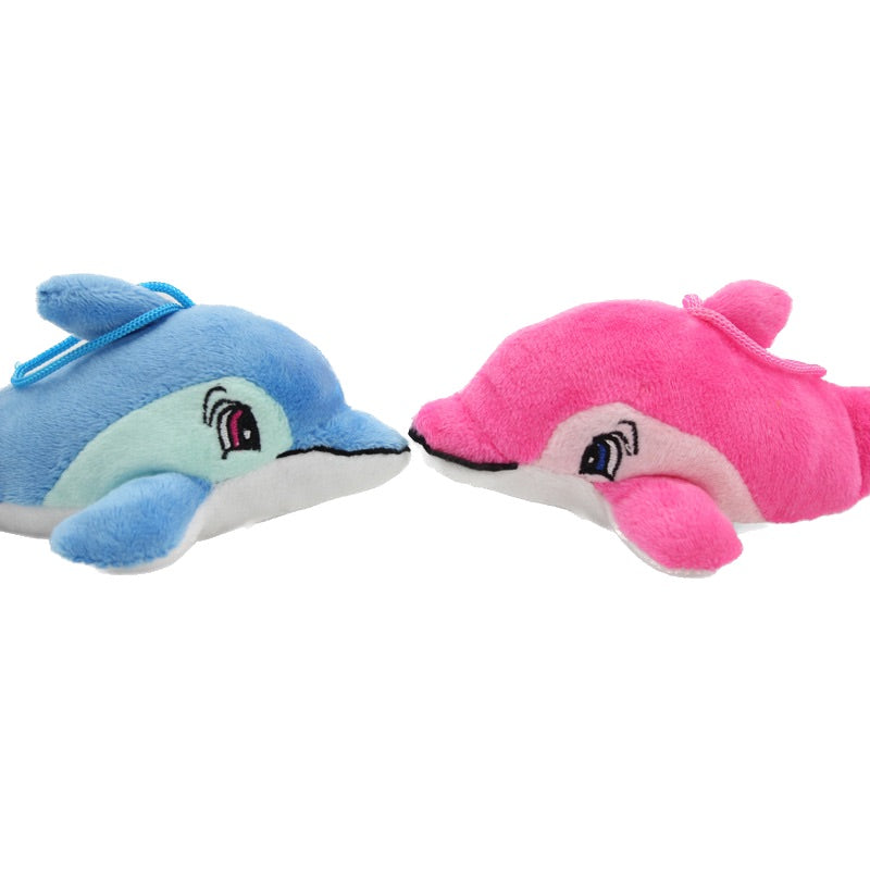 Jouet en peluche à mâcher en forme de dauphin