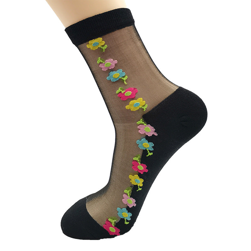 Chaussettes transparentes pour femmes