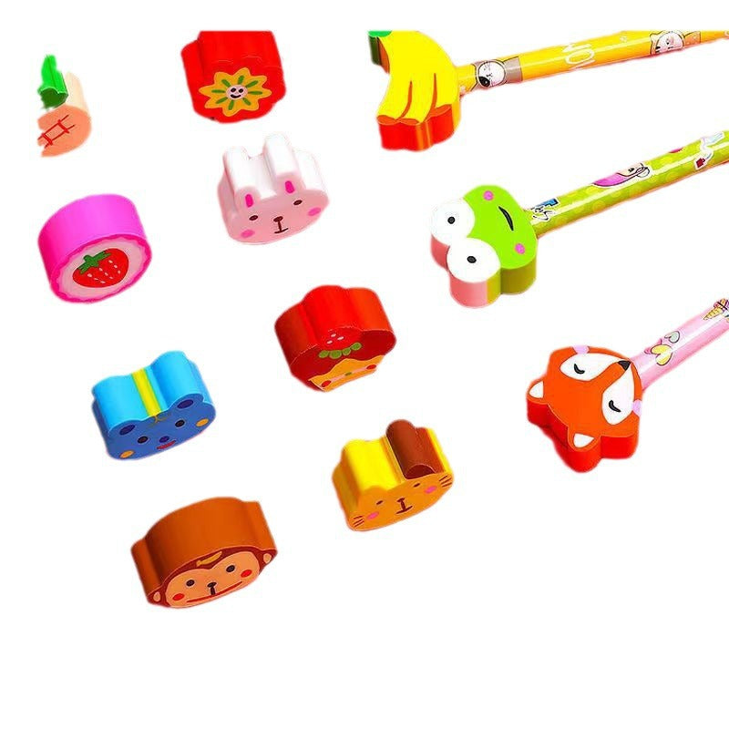 Gomme en haut du crayon