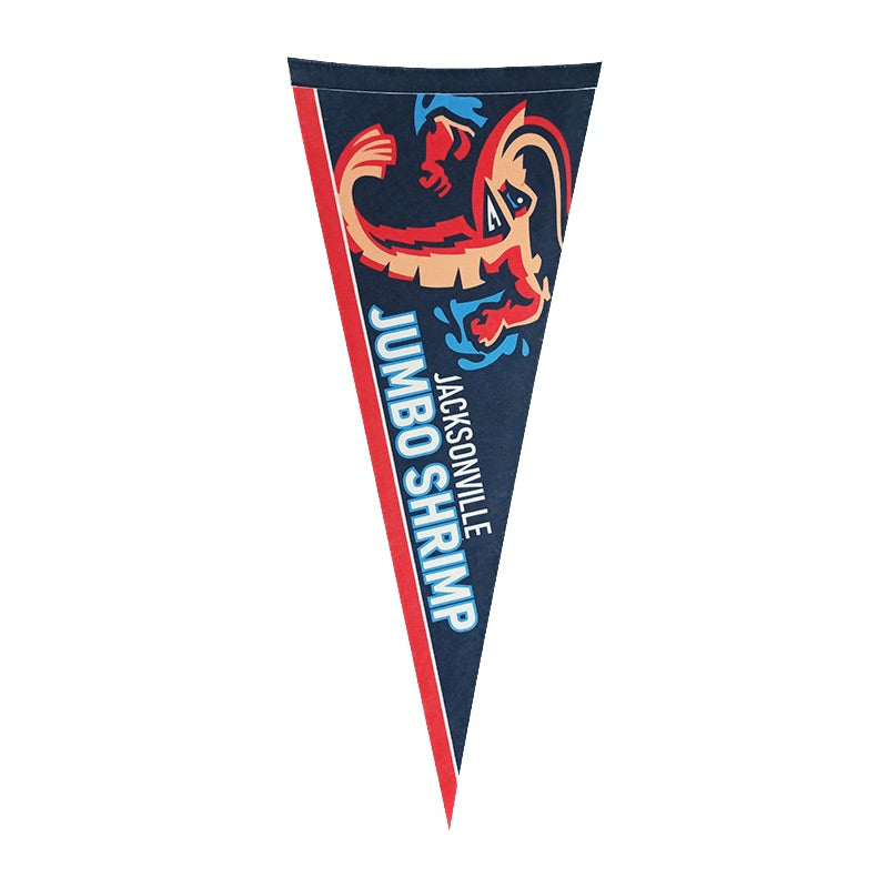 9x6 Inch Pennant With Wooden Stick