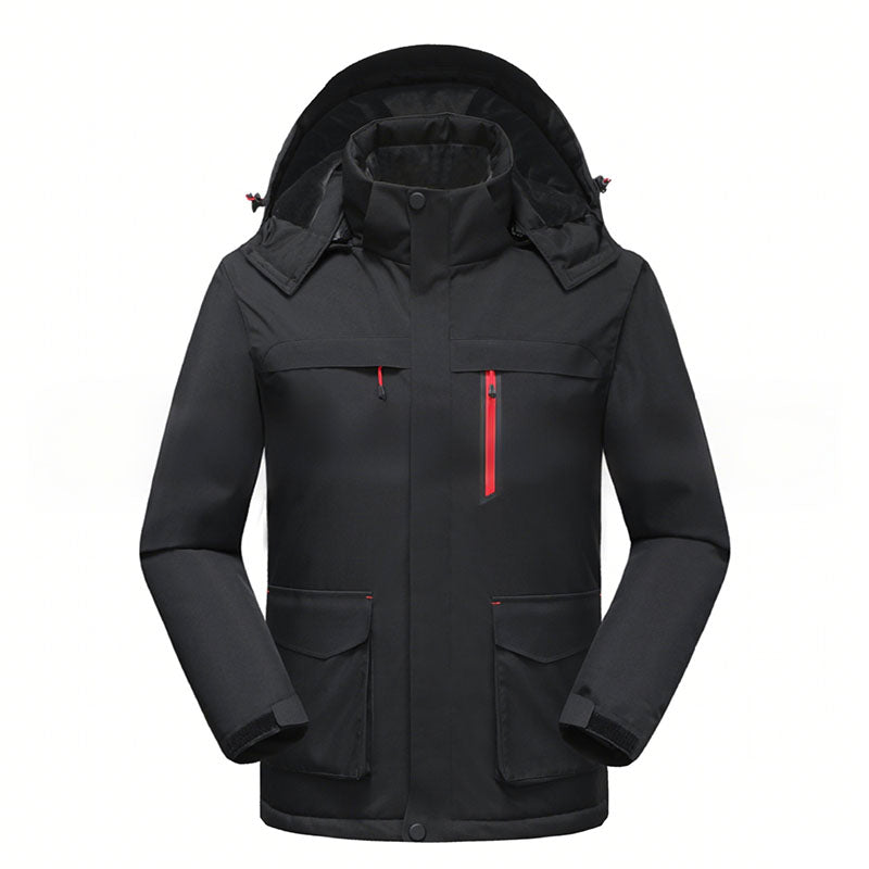 Men Intelligent Heating Three Zone Hard Shell Jacket