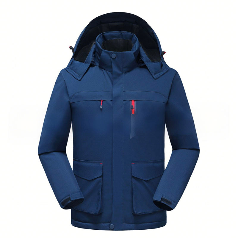 Men Intelligent Heating Three Zone Hard Shell Jacket