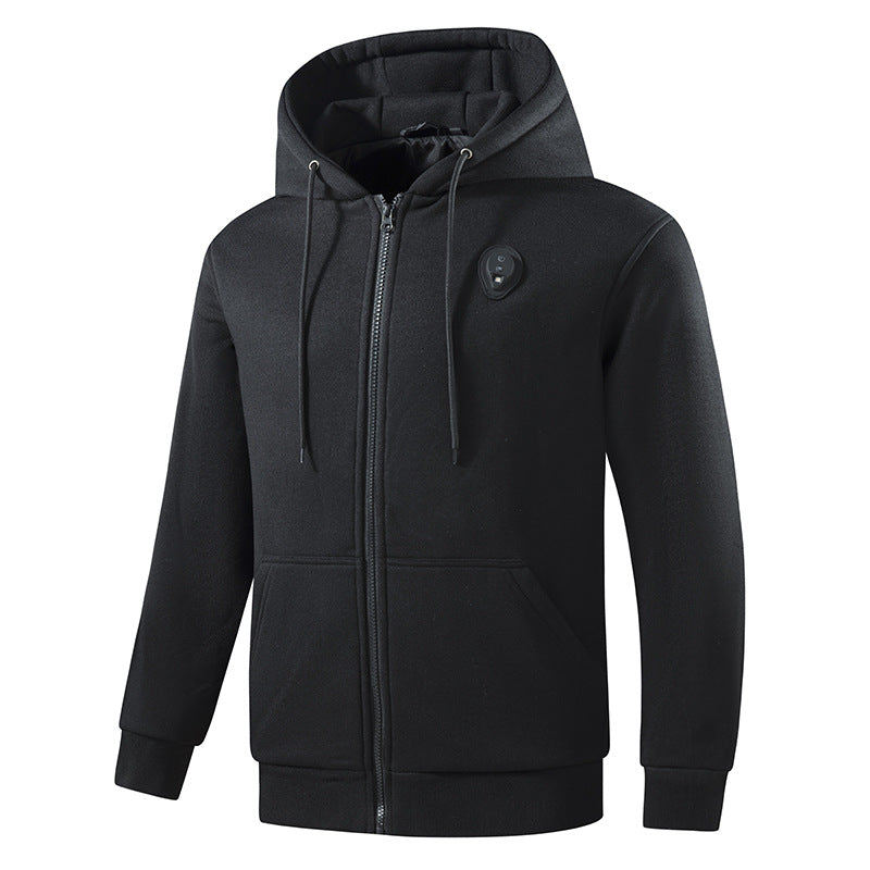 5 Zone Heating Zipper Hoodie With Lighting