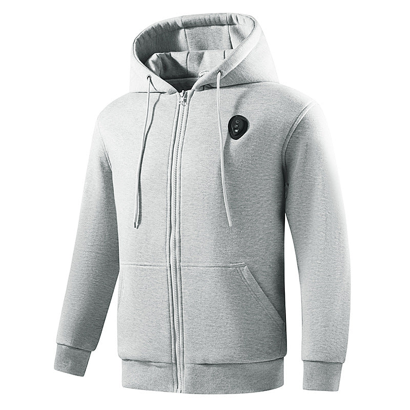 5 Zone Heating Zipper Hoodie With Lighting