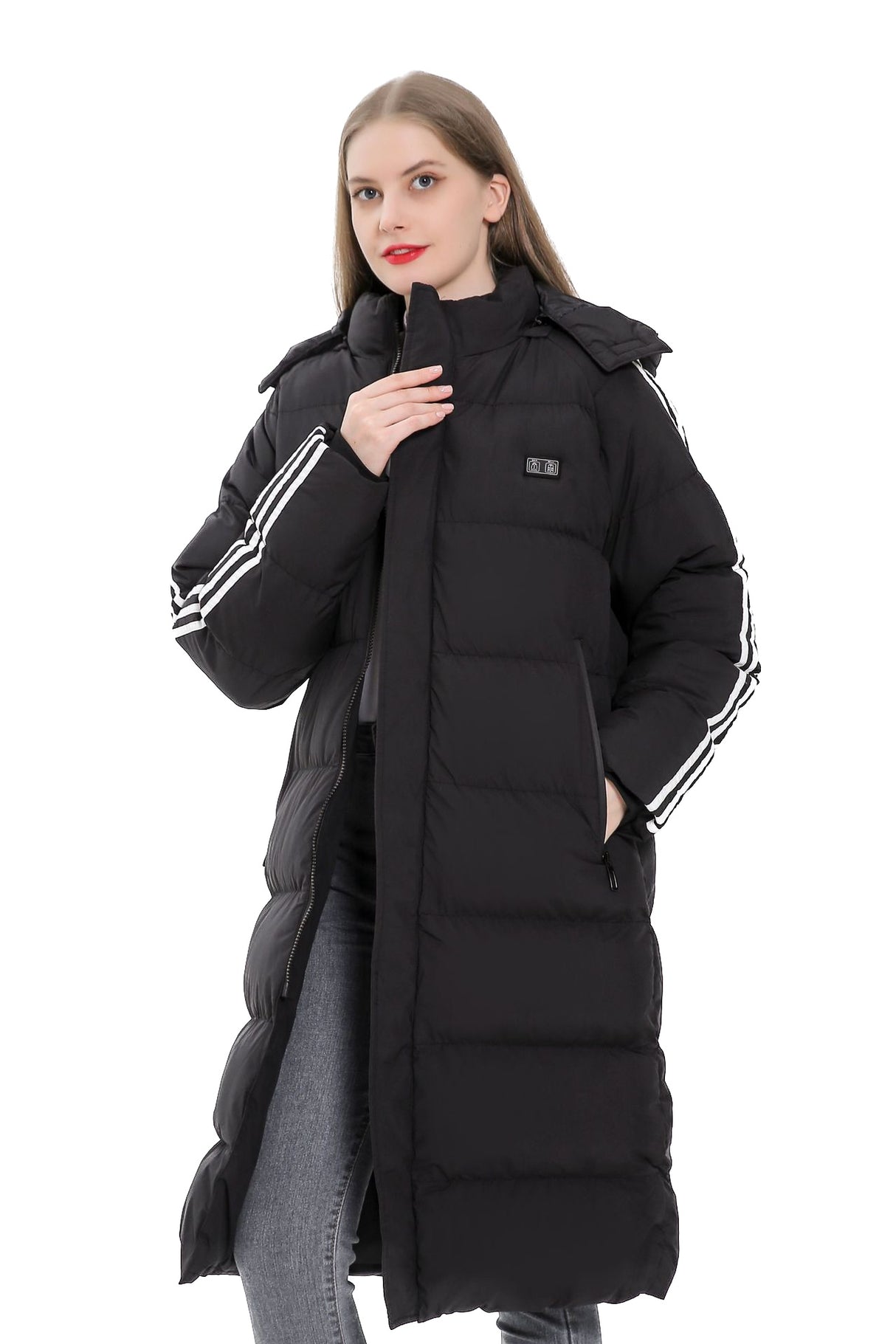 11 Zone Heating Long Down Coat