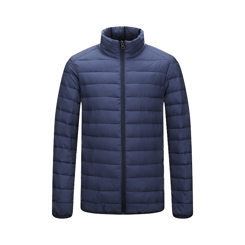 Stand Collar Lightweight Puffer Jacket