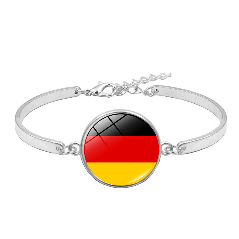 World Cup Cheer Metal Bracelet