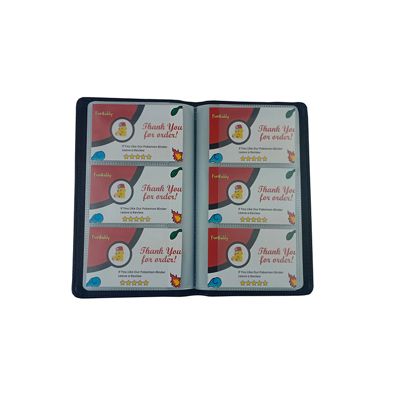 Pu Leather Trading Card Binder