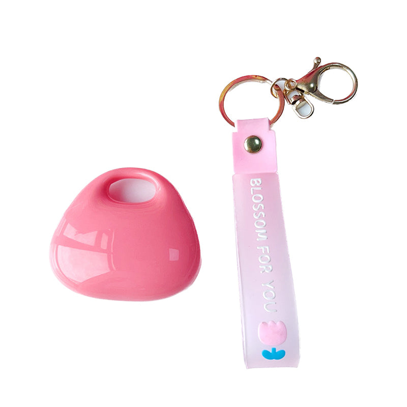 Glossy Pink Mini Handbag Shaped Key Chain