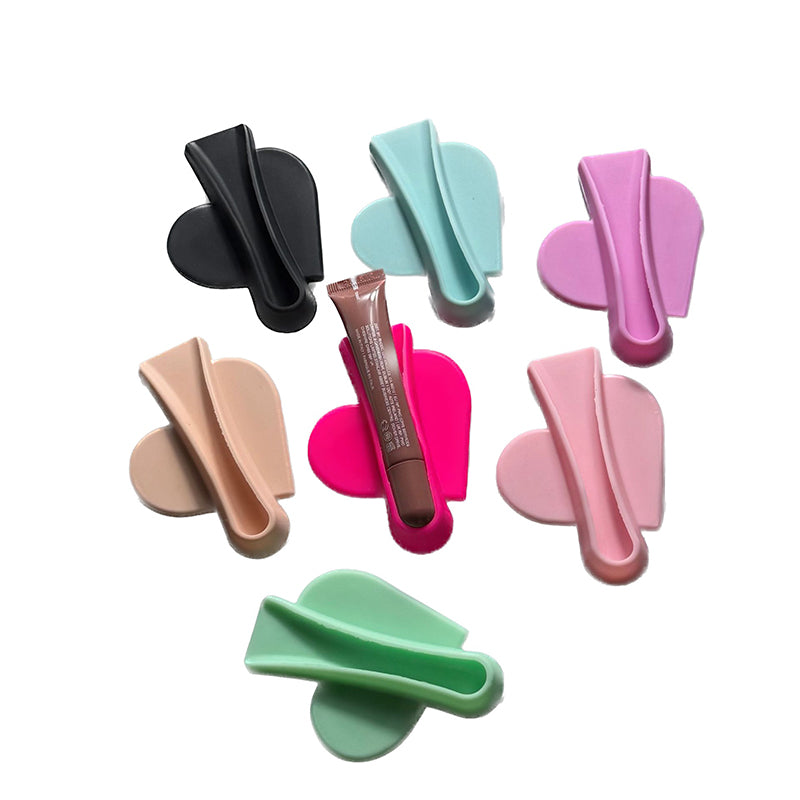 Heart Silicone Suction Phone Lip Gloss Holder Clip