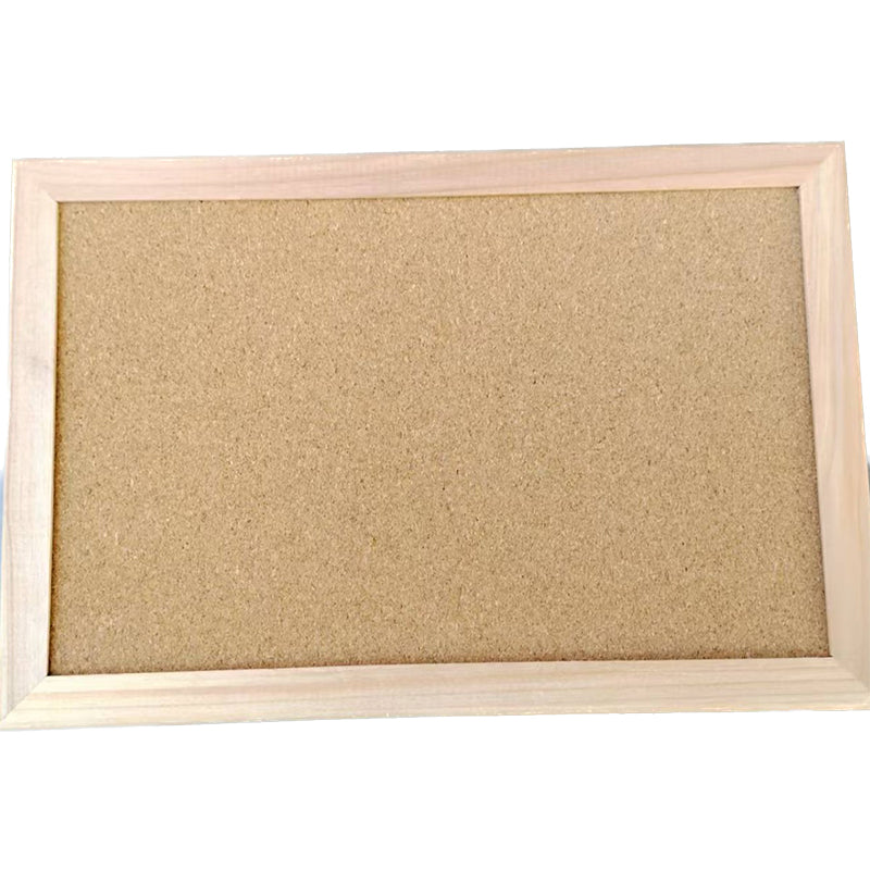 Wood Framed Cork Bulletin Board