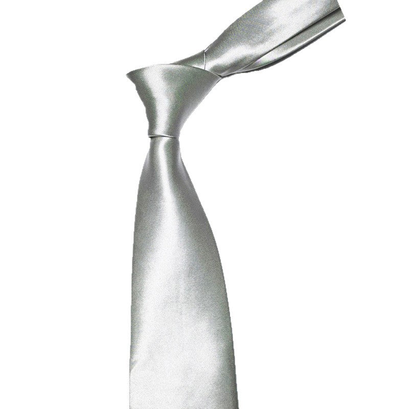 Men Solid Satin Necktie
