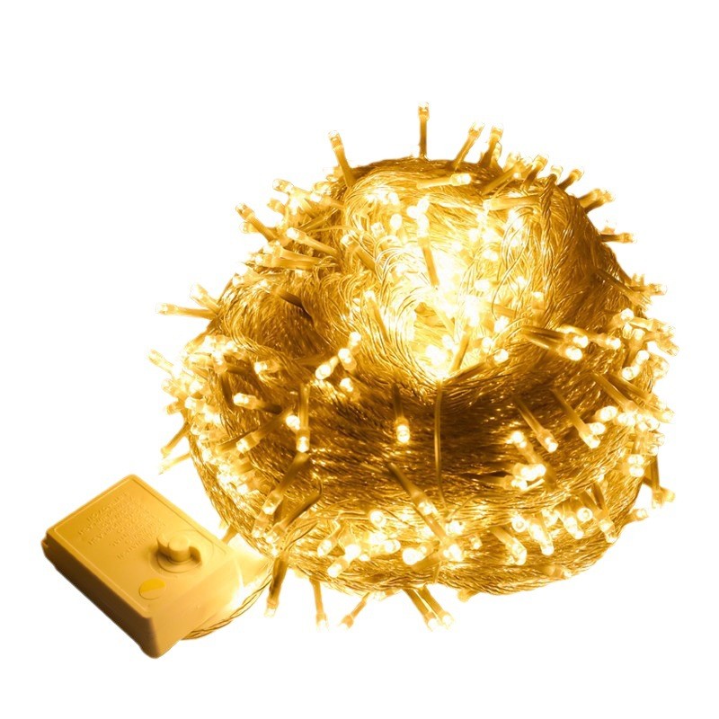 Guirlande lumineuse jaune de 100 m