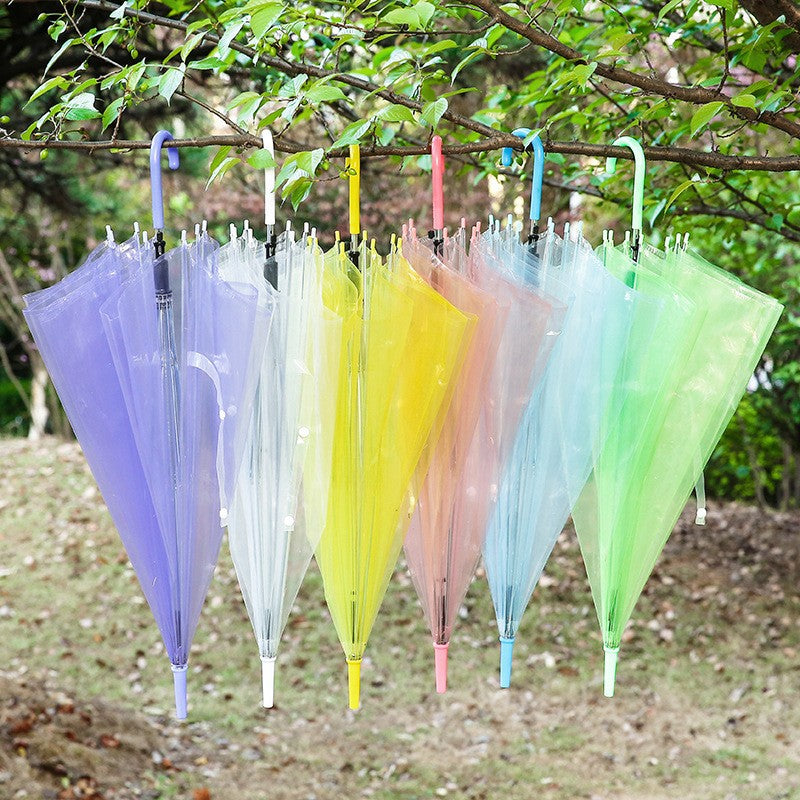 Parapluie transparent en PVC