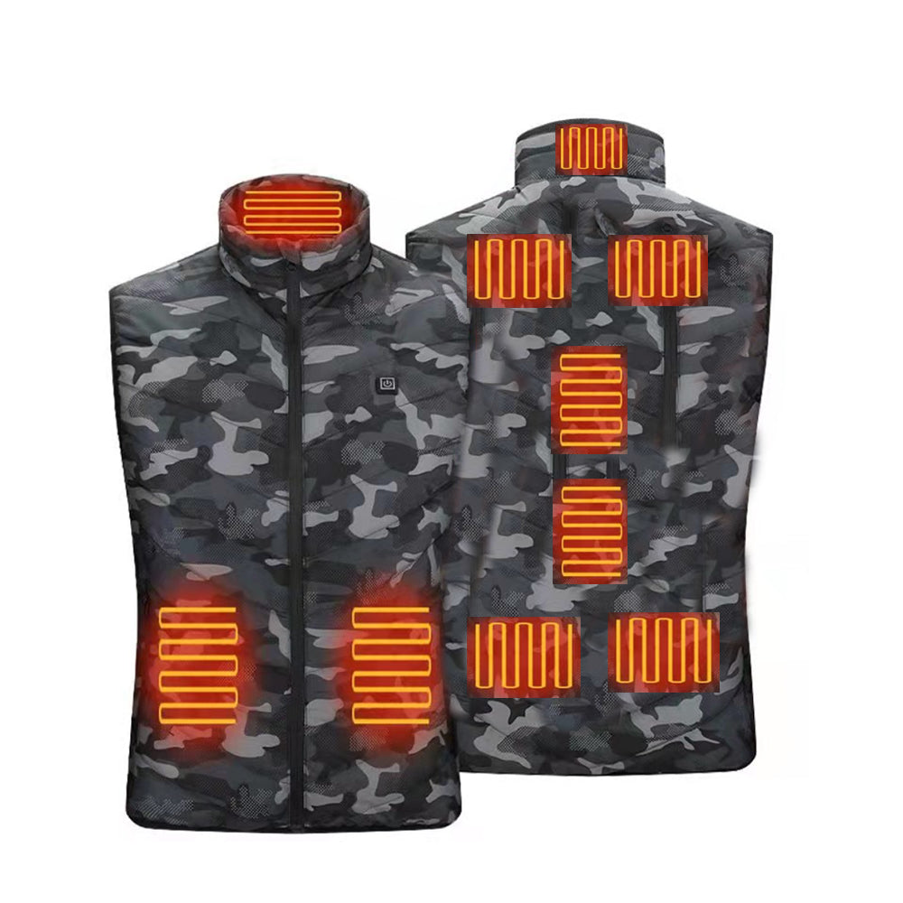 Chaleco calefactable sin sombrero con batería externa