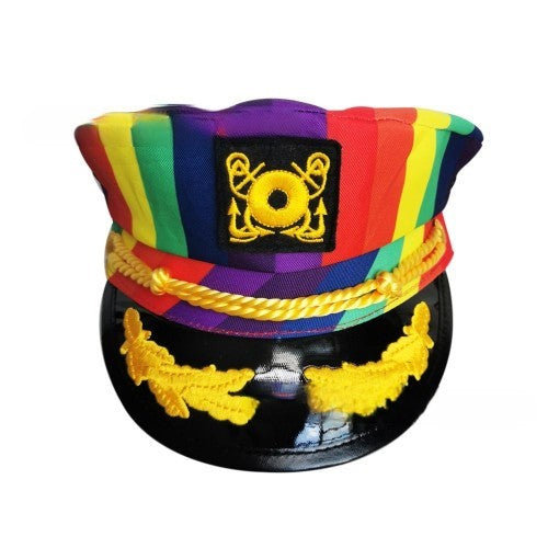 Chapeau de capitaine de yacht Pride