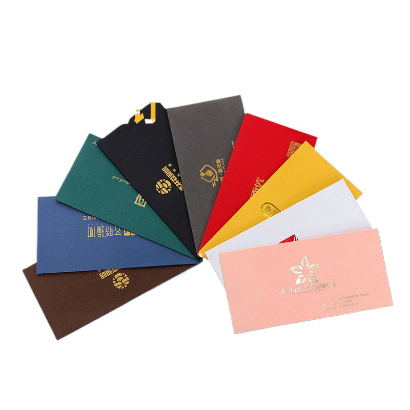 Enveloppe noire personnalisée