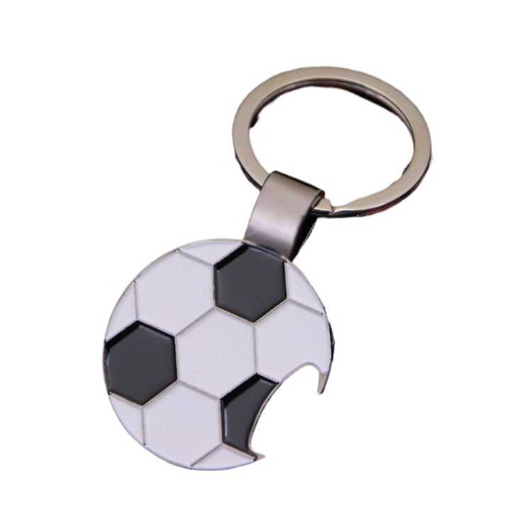 Porte-clés décapsuleur de football