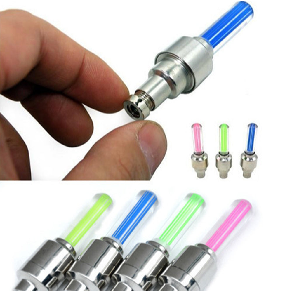 Lumières de valve de vélo