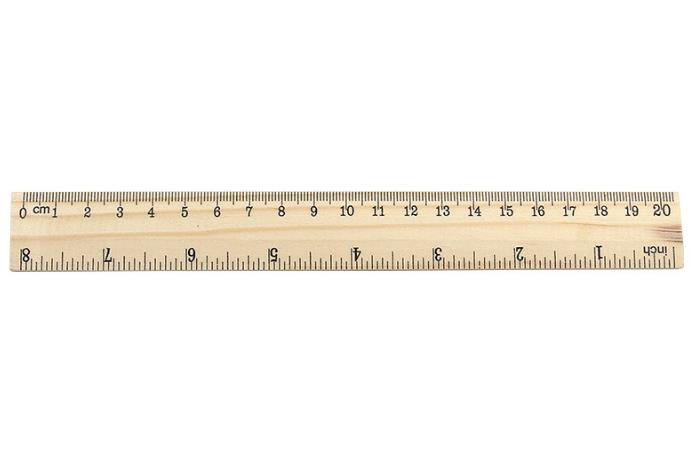Wood School Ruler