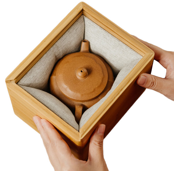 Boîte d'emballage en bois de bambou