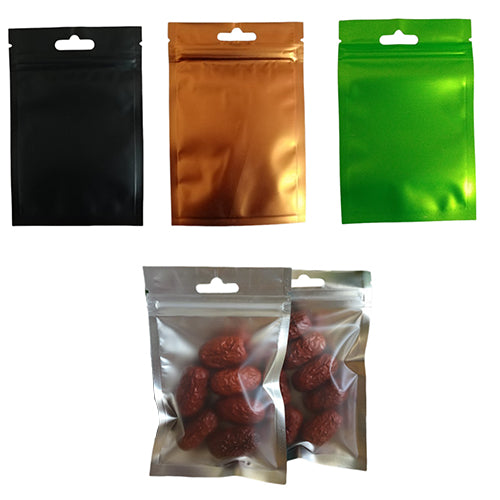 Pochette zippée mate