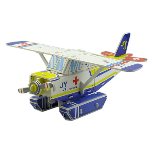 Modèle d'avion en carton