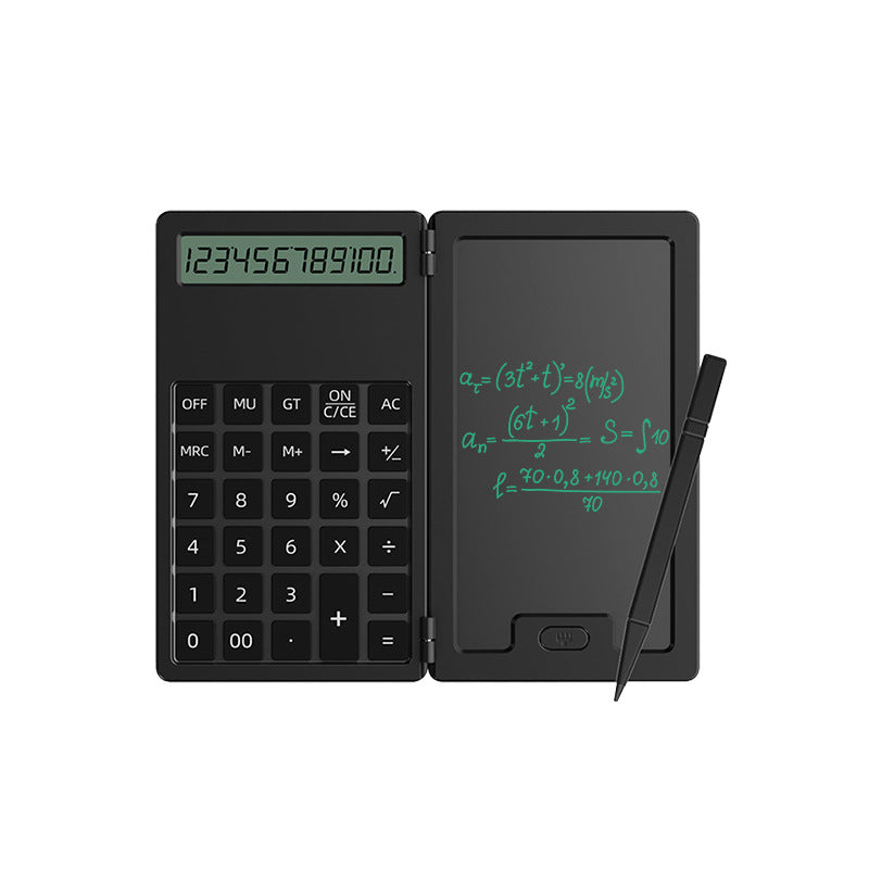 Calculatrice de bureau avec bloc-notes