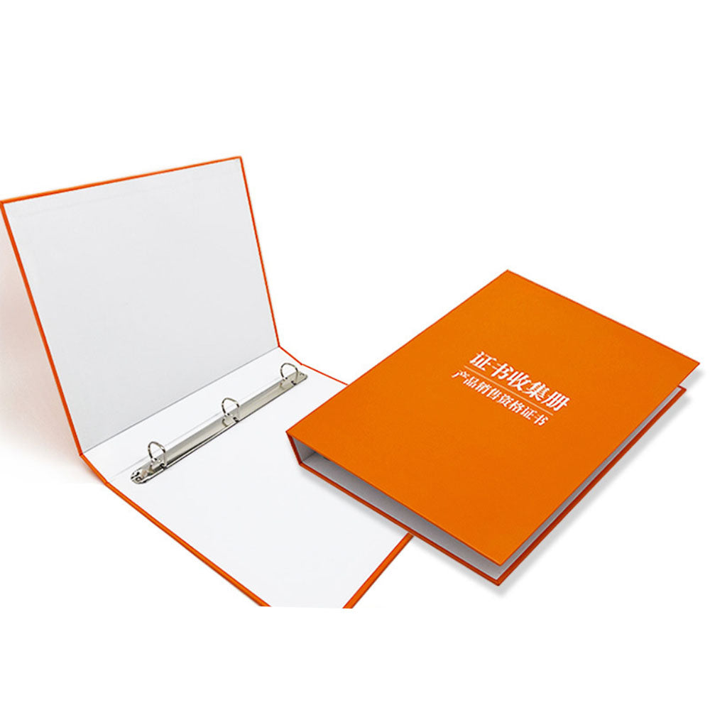 Classeur à anneaux ronds personnalisé à 3 trous