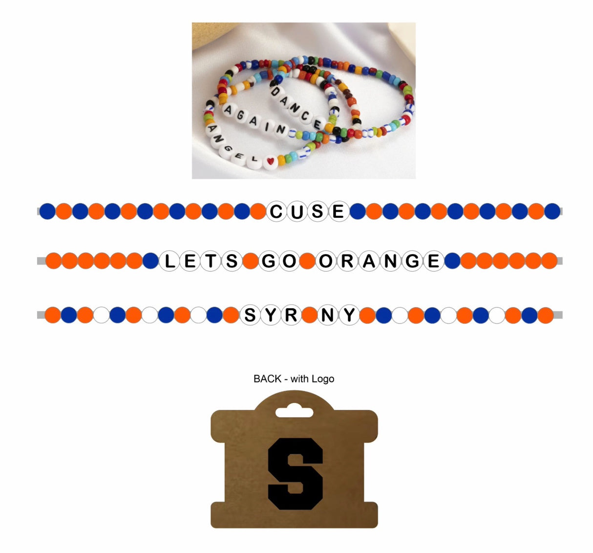 3pcs Bead Bracelets Set