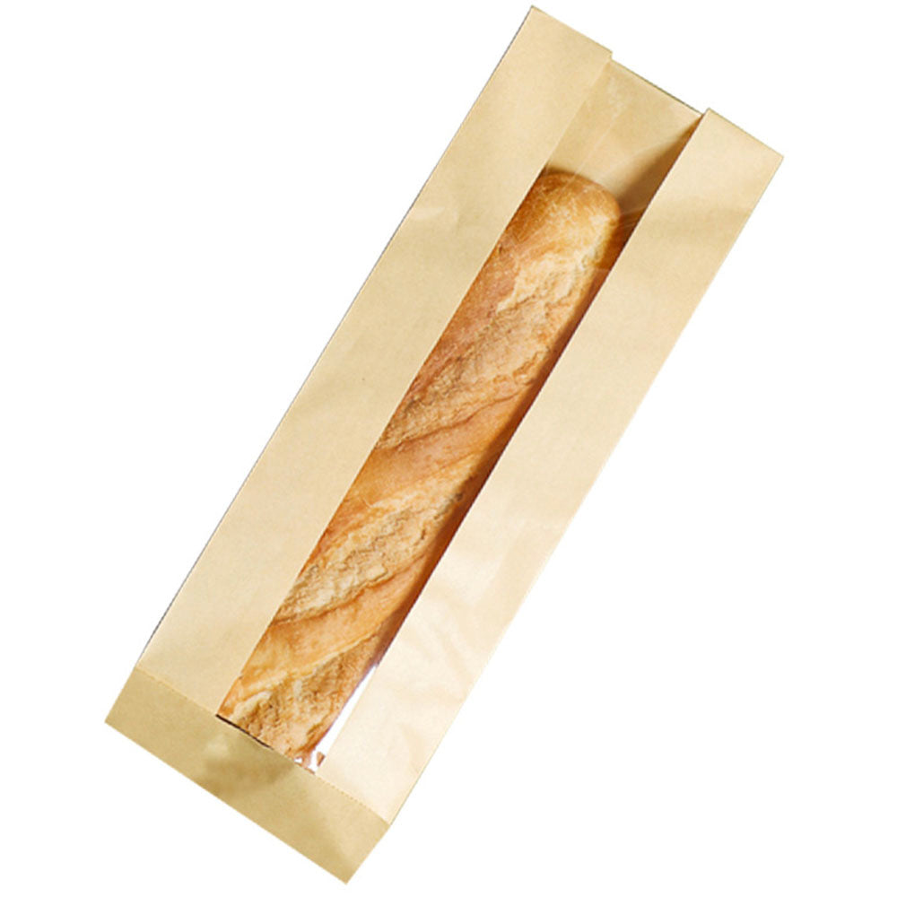 Sac en papier baguette avec fenêtre