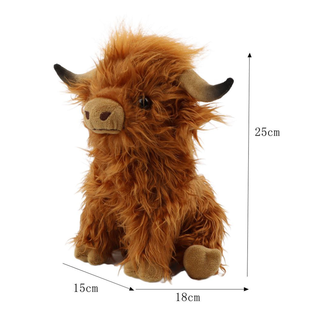 Peluche vache des Highlands