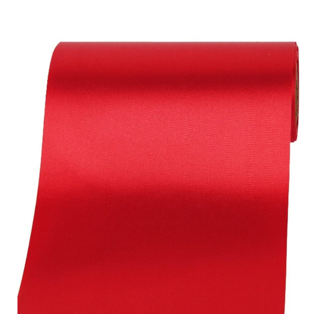 Grand ruban pour la cérémonie de coupe