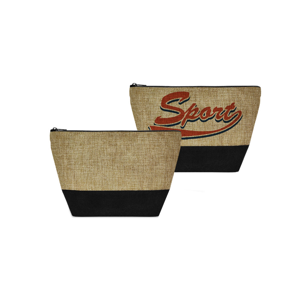 Trousse de maquillage en lin