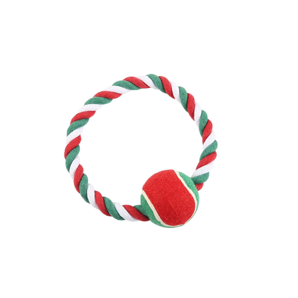 Balle de tennis à tirer pour chien