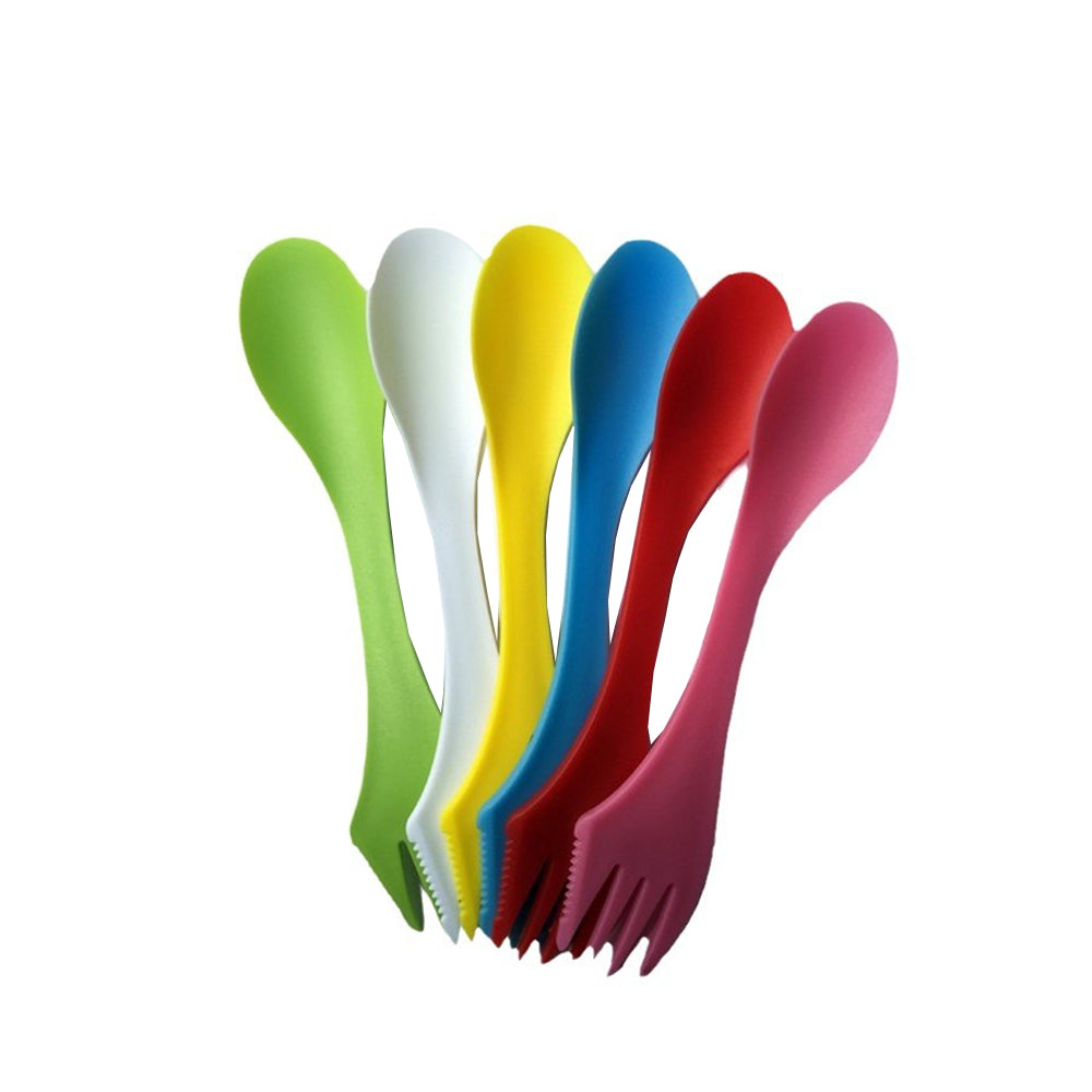 Ustensile 3 en 1 : cuillère, fourchette et couteau