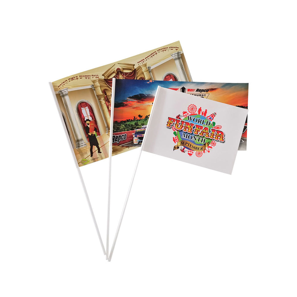 Drapeau en papier à agiter à la main