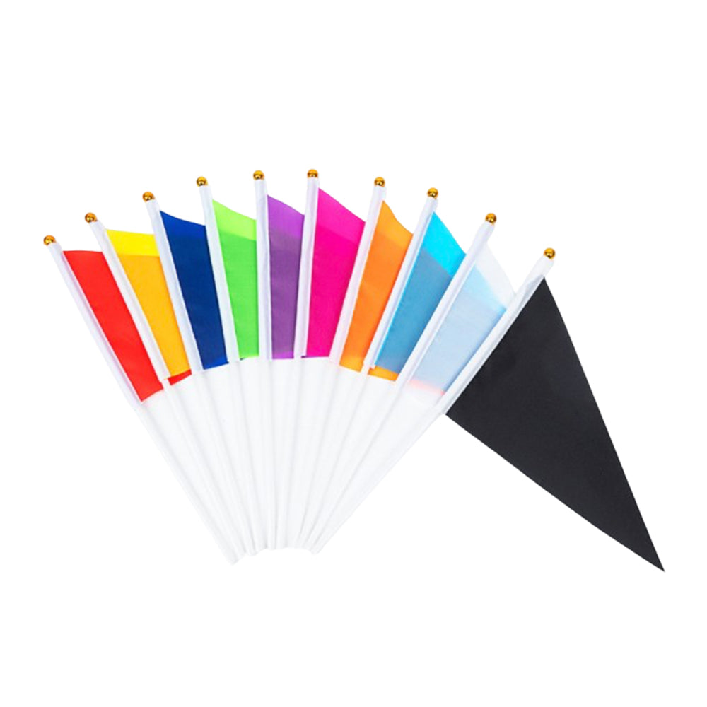 Drapeau triangulaire portable en polyester personnalisé