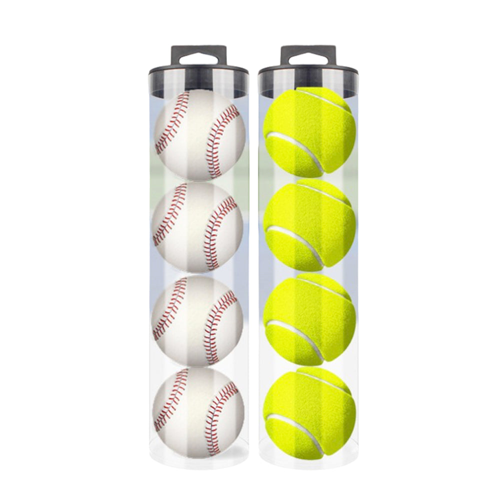 Tube d'emballage transparent pour balles de tennis en PS