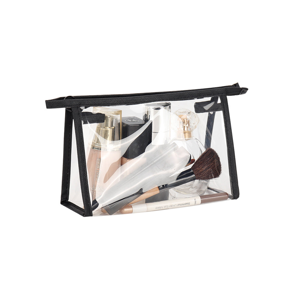 Trousse de maquillage transparente