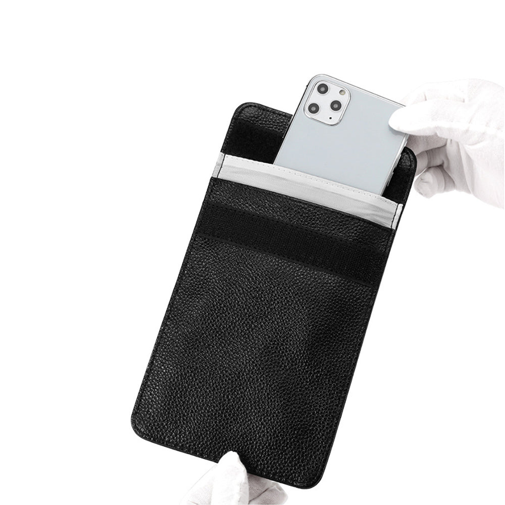 Premium Leather Signal-blocking & Rfid Shielding Pouch