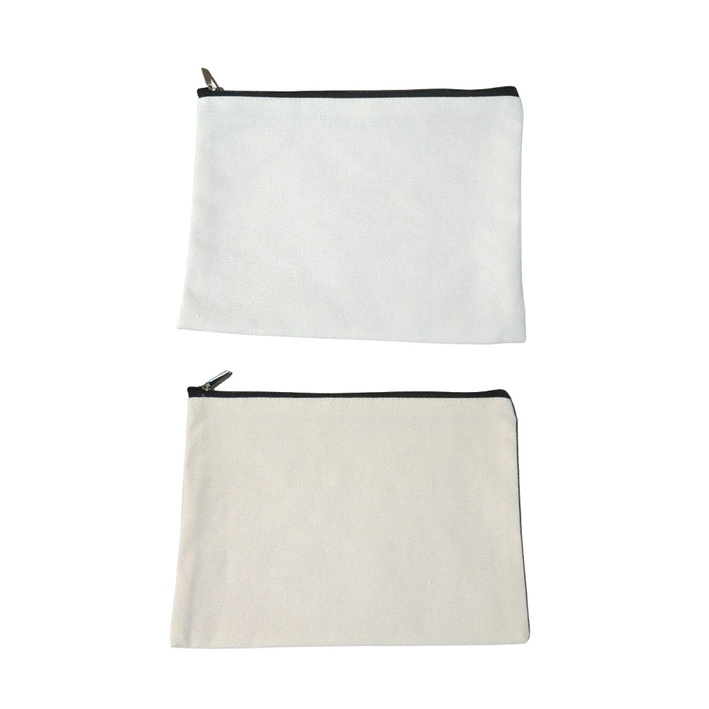 Zippered Canvas Promotional Pouch