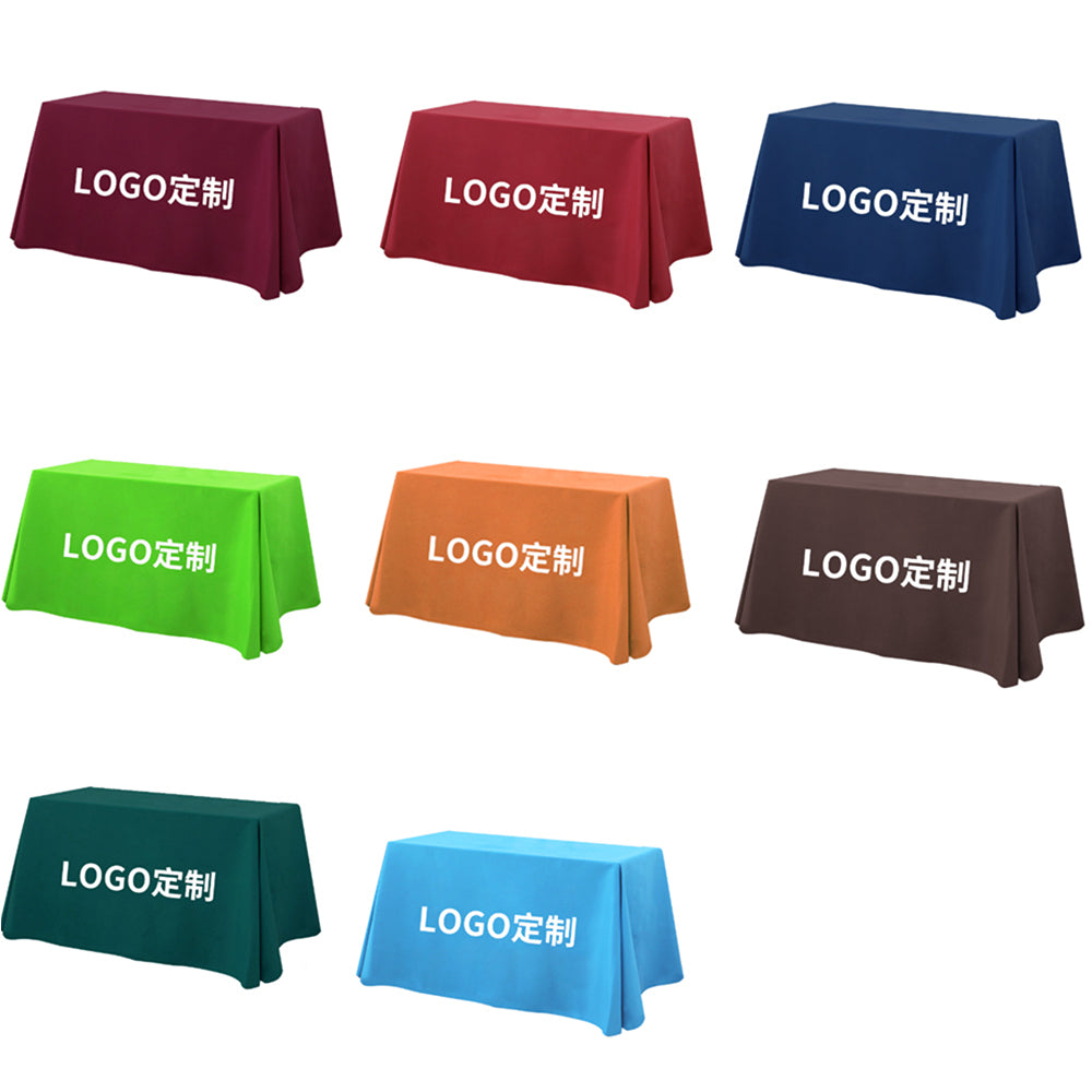 Custom 12ft X 50inch Promotional Polyester Tablecloth