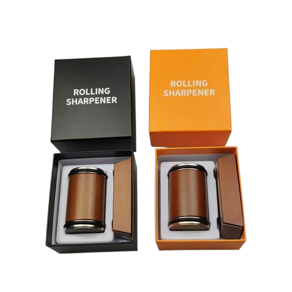 Premium Diamond & Wood Rolling Knife Sharpener Set