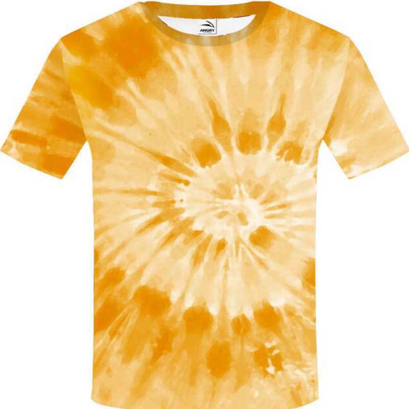 T-shirt tie-dye pour jeunes, fabriqué à la main