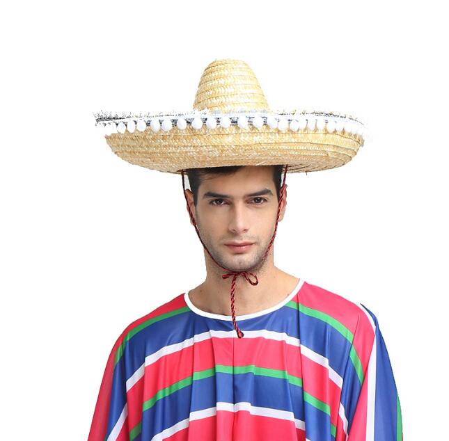 Chapeau sombrero en paille
